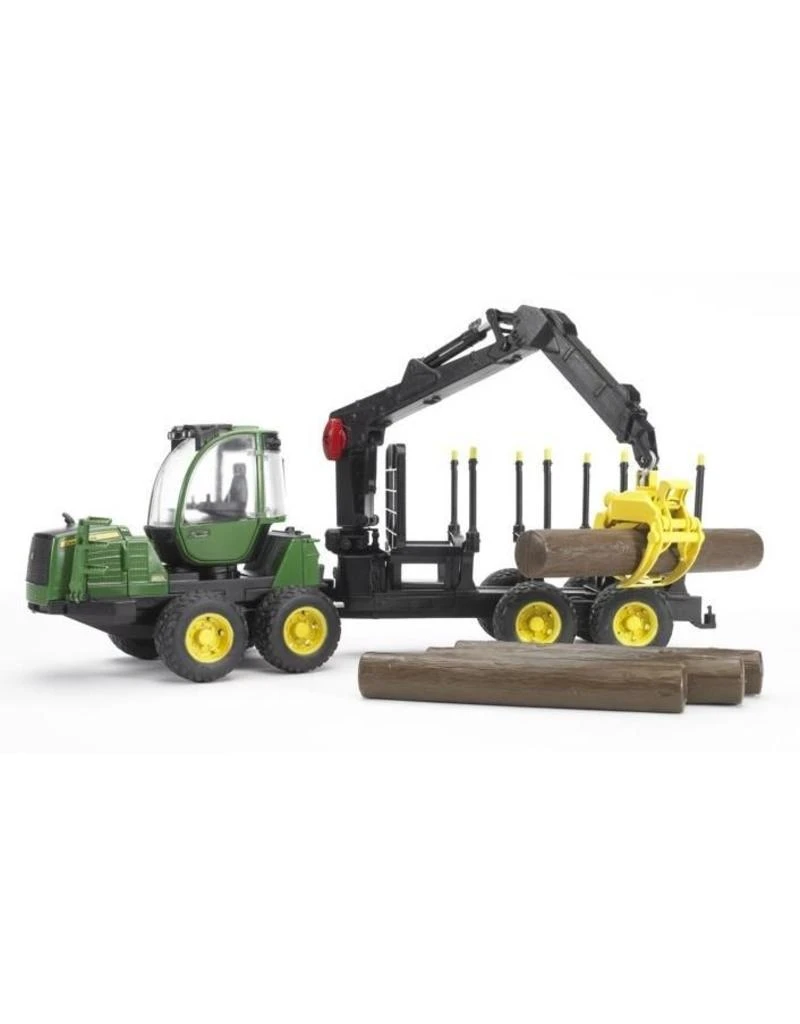 Bruder 2133 - John Deere 1210E houttransport met kraan Bruder 2133 - John Deere 1210E Houttransport Met Kraan -Britains Winkel bruder bruder 2133 john deere 1210e houttransport 1
