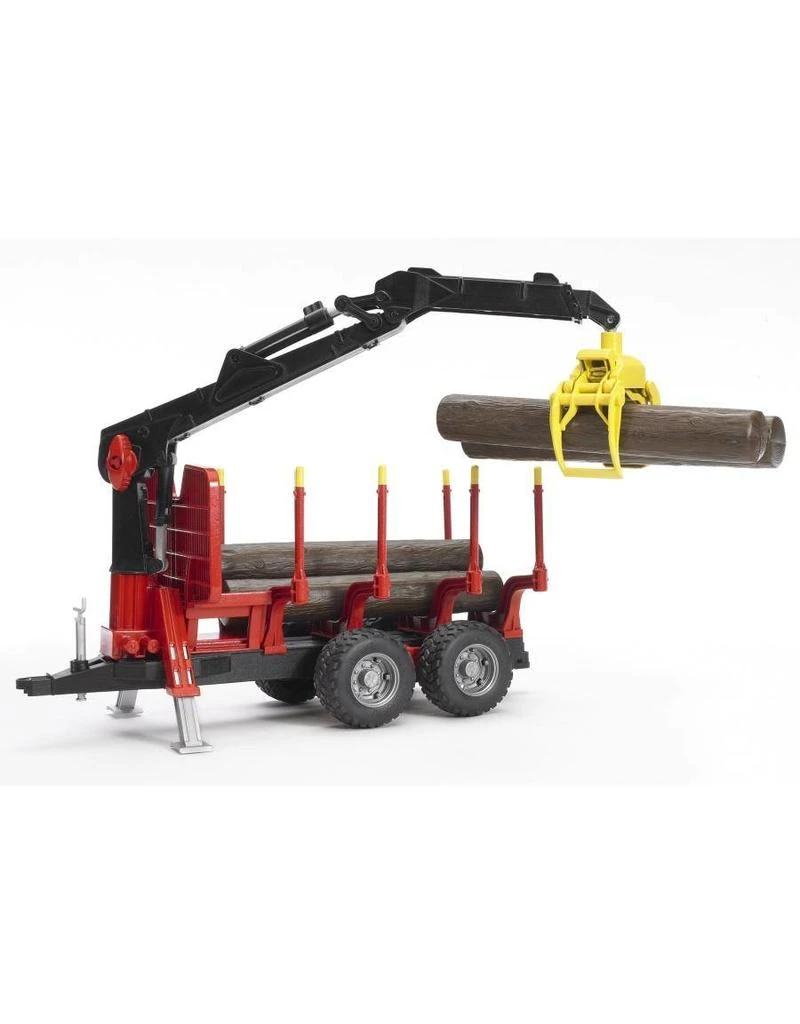 Bruder 2252 - Bosbouw bomenhanger met grijper incl. boomstammen Bruder 2252 - Bosbouw Bomenhanger Met Grijper Incl. Boomstammen -Britains Winkel bruder bruder 2252 bosbouw bomenhanger met grijper