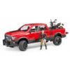 Bruder 2502 - RAM 25 Power Wagon Met Ducati Motor En Berijder
