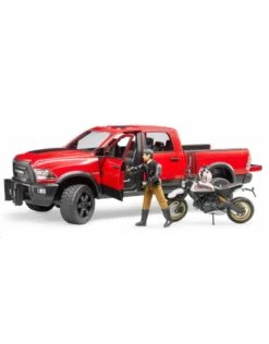 Bruder 2502 - RAM 25 Power Wagon Met Ducati Motor En Berijder 2 Bruder 2502 - RAM 25 Power Wagon Met Ducati Motor En Berijder -Britains Winkel bruder bruder 2502 ram 25 power wagon met ducati m 2