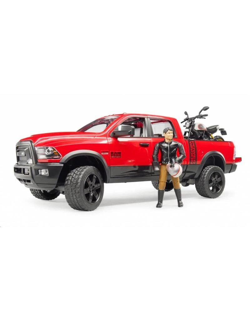 Bruder 2502 - RAM 25 Power Wagon met Ducati motor en berijder Bruder 2502 - RAM 25 Power Wagon Met Ducati Motor En Berijder -Britains Winkel bruder bruder 2502 ram 25 power wagon met ducati m 4