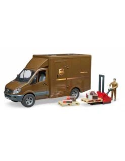 Bruder 2538 - MB Sprinter Met Chauffeur En Accessoires