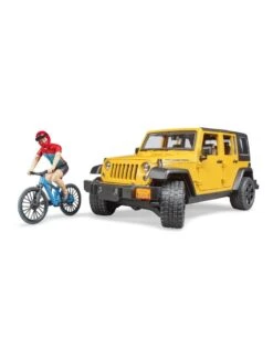 Bruder 2543 - Jeep Wrangler Rubicon Unlimited Met Mountainbike En Speelfiguur -Britains Winkel bruder bruder 2543 jeep wrangler rubicon unlimited 2