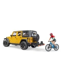 Bruder 2543 - Jeep Wrangler Rubicon Unlimited Met Mountainbike En Speelfiguur -Britains Winkel bruder bruder 2543 jeep wrangler rubicon unlimited 3