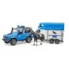 Bruder 2588 - Politieset Land Rover + Paardentrailer
