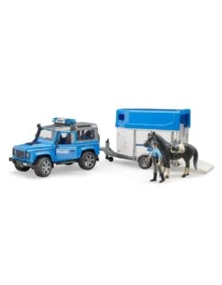 Bruder 2588 - Politieset Land Rover + Paardentrailer -Britains Winkel bruder bruder 2588 politieset land rover paardentr 3