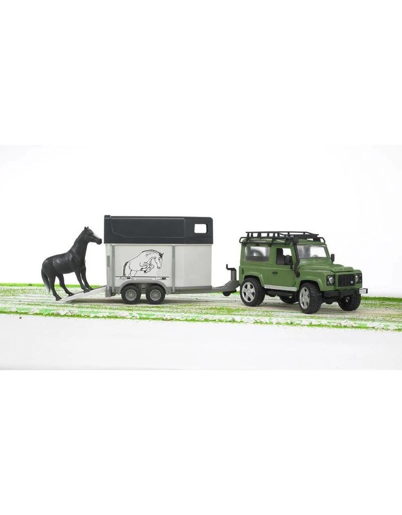 Bruder 2592 - Landrover met paardentrailer Bruder 2592 - Landrover Met Paardentrailer -Britains Winkel bruder bruder 2592 landrover met paardentrailer 1