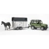 Bruder 2592 - Landrover Met Paardentrailer