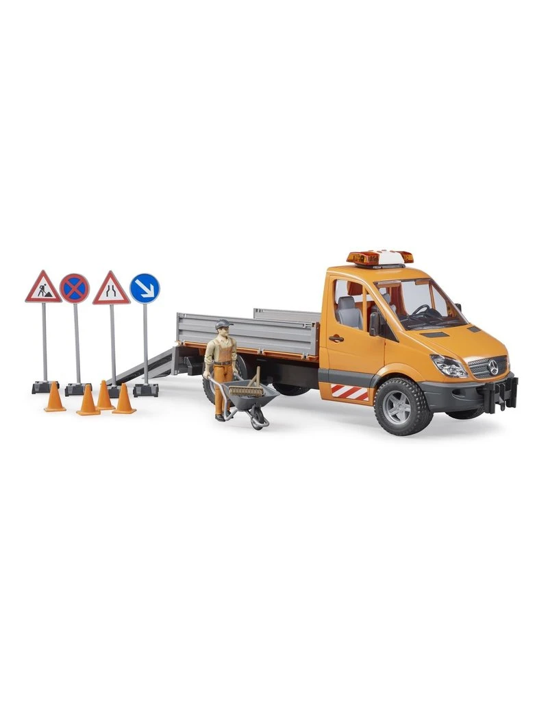 Bruder 2677 - MB sprinter wegwerk en accessoires Bruder 2677 - MB Sprinter Wegwerk En Accessoires -Britains Winkel bruder bruder 2677 mb sprinter wegwerk en accessoi 2