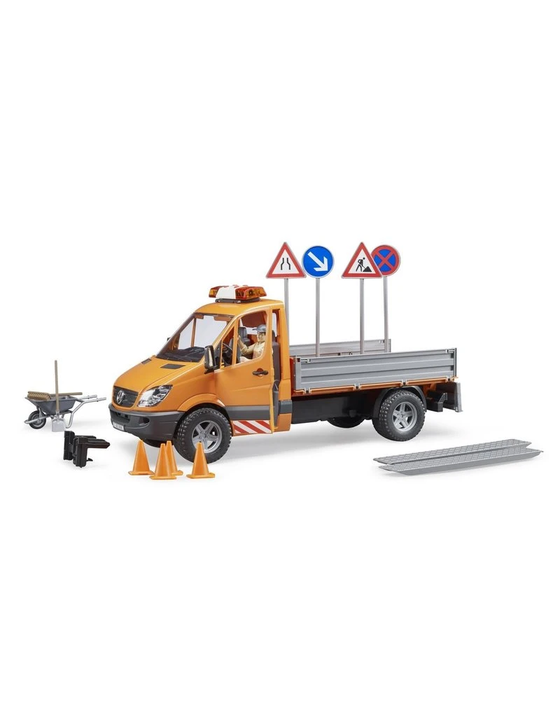 Bruder 2677 - MB sprinter wegwerk en accessoires Bruder 2677 - MB Sprinter Wegwerk En Accessoires -Britains Winkel bruder bruder 2677 mb sprinter wegwerk en accessoi 3