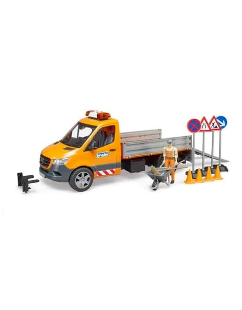 Bruder 2677 - MB sprinter wegwerk en accessoires Bruder 2677 - MB Sprinter Wegwerk En Accessoires -Britains Winkel bruder bruder 2677 mb sprinter wegwerk en accessoi