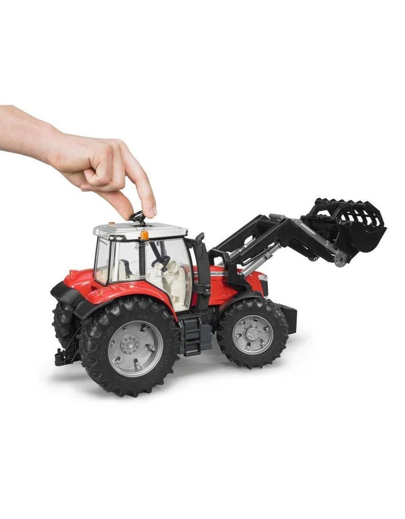 Bruder 3047 - Massey Ferguson 7600 met voorlader Bruder 3047 - Massey Ferguson 7600 Met Voorlader -Britains Winkel bruder bruder 3047 massey ferguson 7600 met voorla 2