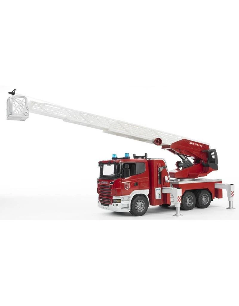 Bruder 3590 - Scania brandweer ladderwagen met waterpomp, licht & geluid Bruder 3590 - Scania Brandweer Ladderwagen Met Waterpomp, Licht & Geluid -Britains Winkel bruder bruder 3590 scania brandweer ladderwagen me 1
