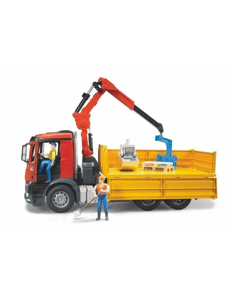 Bruder 3651 - MB Arocs Kiepwagen met kraan Bruder 3651 - MB Arocs Kiepwagen Met Kraan -Britains Winkel bruder bruder 3651 mb arocs kiepwagen met kraan 1