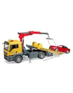 Bruder 3750 - MAN TGS Afsleepwagen Met Light & Sound Module En Roadster -Britains Winkel bruder bruder 3750 man tgs afsleepwagen met light 4