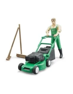 Bruder 62103 -Tuinman Met Grasmaaier 2 Bruder 62103 -Tuinman Met Grasmaaier -Britains Winkel bruder bruder 62103 tuinman met grasmaaier 2
