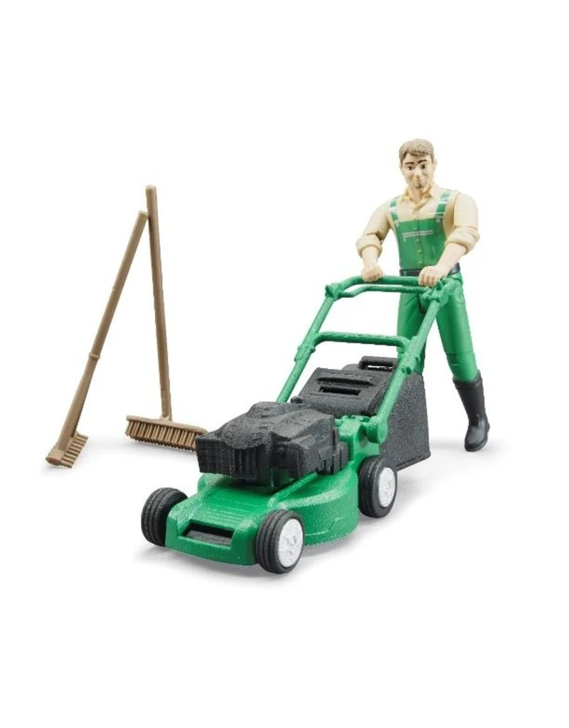 Bruder 62103 -Tuinman met grasmaaier Bruder 62103 -Tuinman Met Grasmaaier -Britains Winkel bruder bruder 62103 tuinman met grasmaaier 2