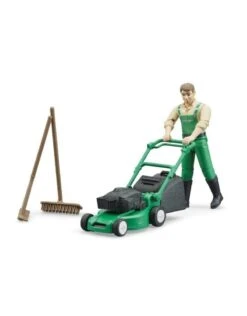 Nieuwkomers 11 Bruder 62103 -Tuinman Met Grasmaaier