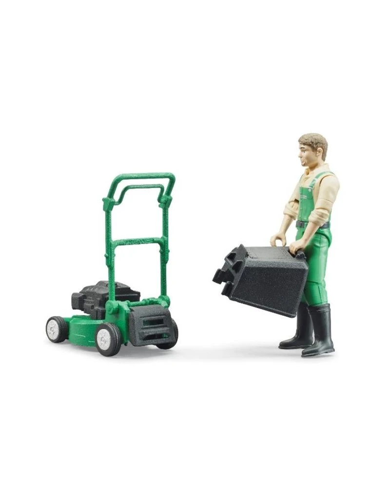 Bruder 62103 -Tuinman met grasmaaier Bruder 62103 -Tuinman Met Grasmaaier -Britains Winkel bruder bruder 62103 tuinman met grasmaaier 3