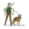 Bruder 62660 - Boswachter Speelfiguur Met Hond