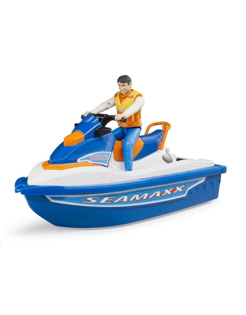 Bruder 63150 - Waterschooter met speelfiguur Bruder 63150 - Waterschooter Met Speelfiguur -Britains Winkel bruder bruder 63150 waterschooter met speelfiguur
