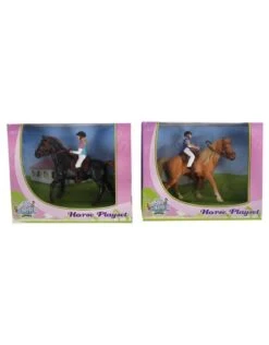 Kids Globe 640078B - Paard (donkerbruin) Met Amazone 1:24 (geschikt Voor SCHLEICH) 2 Kids Globe 640078B - Paard (donkerbruin) Met Amazone 1:24 (geschikt Voor SCHLEICH) -Britains Winkel kids globe 640078b paard donkerbruin met amazone 1 2