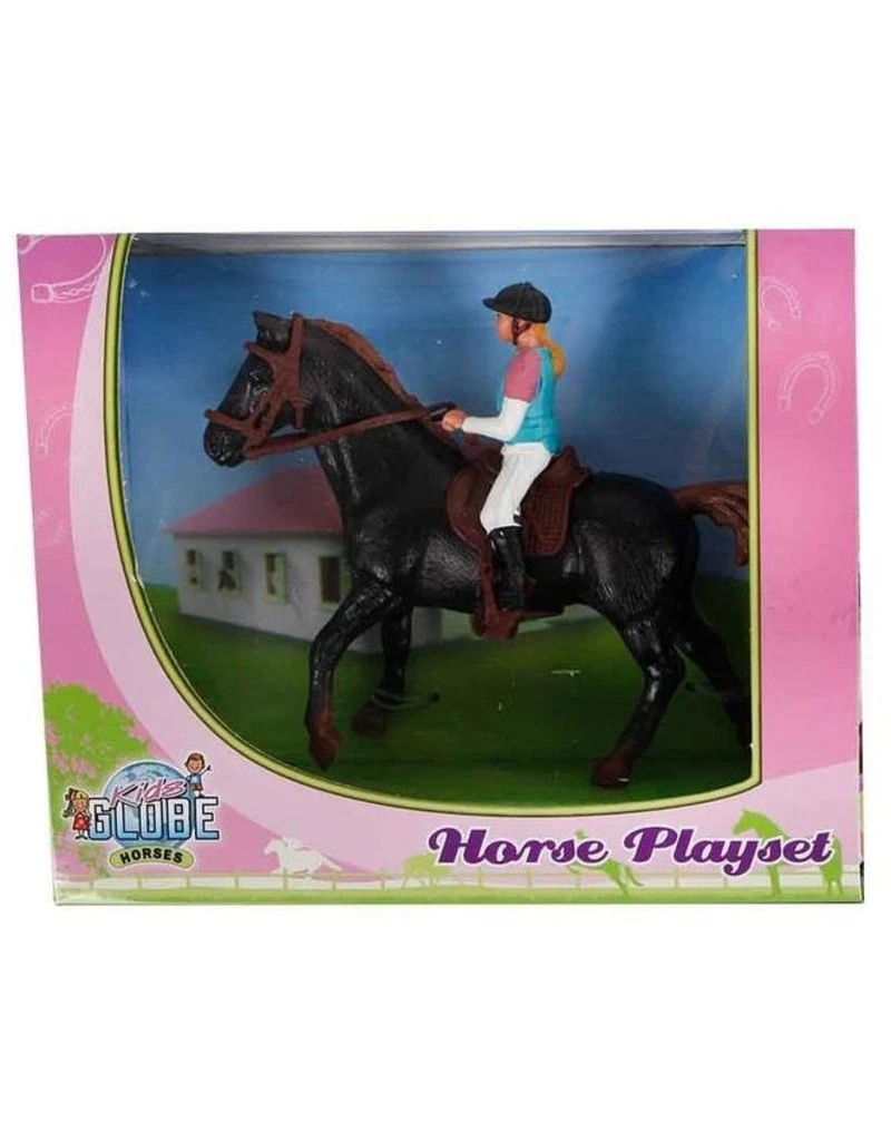 Kids Globe 640078B - Paard (donkerbruin) met amazone 1:24 (geschikt voor SCHLEICH) Kids Globe 640078B - Paard (donkerbruin) Met Amazone 1:24 (geschikt Voor SCHLEICH) -Britains Winkel kids globe 640078b paard donkerbruin met amazone 1