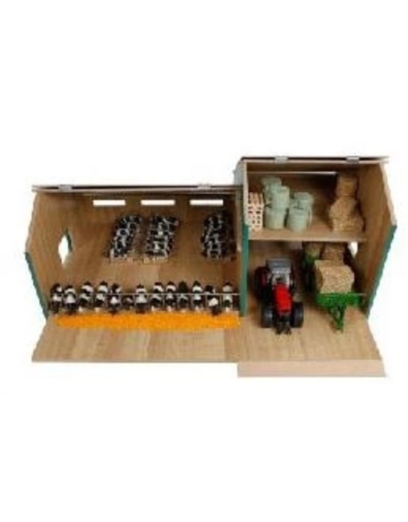 Kids Globe 610200 - Stal met loods (1:32 / Siku) Kids Globe 610200 - Stal Met Loods (1:32 / Siku) -Britains Winkel kids globe kids globe 610200 stal met loods 132 si 1