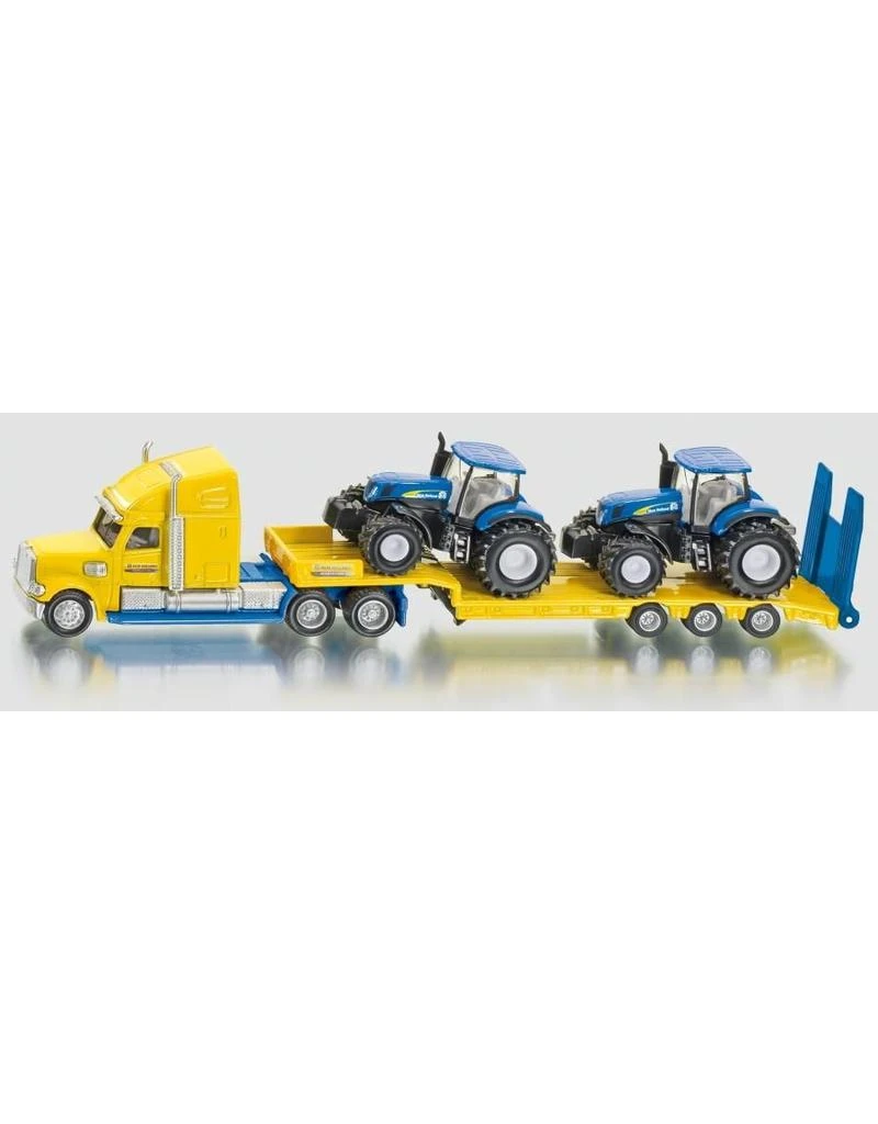 Siku 1805 - Dieplader met New Holland tractors 1:87 Siku 1805 - Dieplader Met New Holland Tractors 1:87 -Britains Winkel siku siku 1805 dieplader met new holland tractors