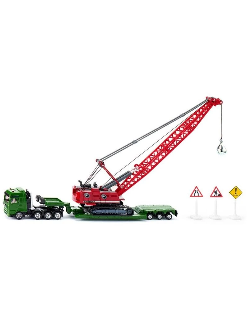 Siku 1834 - Zwaartransport met graafmachine en accessoires 1:87 Siku 1834 - Zwaartransport Met Graafmachine En Accessoires 1:87 -Britains Winkel siku siku 1834 zwaartransport met graafmachine en