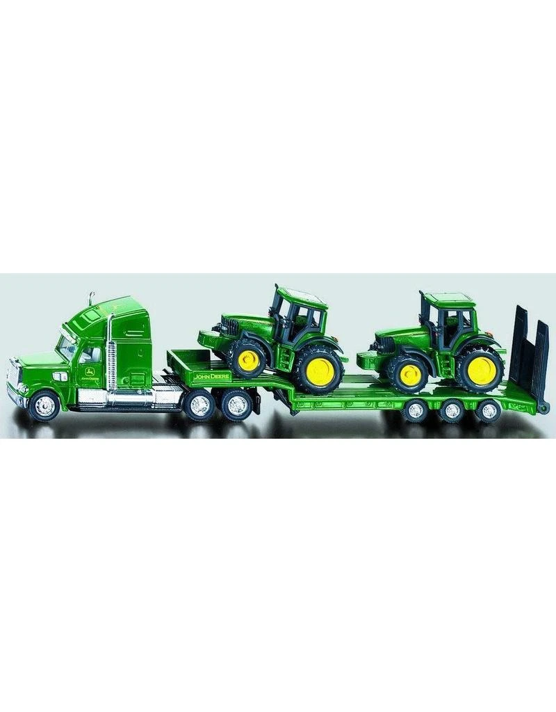 Siku 1837 - Dieplader met John Deere tractoren 1:87 Siku 1837 - Dieplader Met John Deere Tractoren 1:87 -Britains Winkel siku siku 1837 dieplader met john deere tractoren