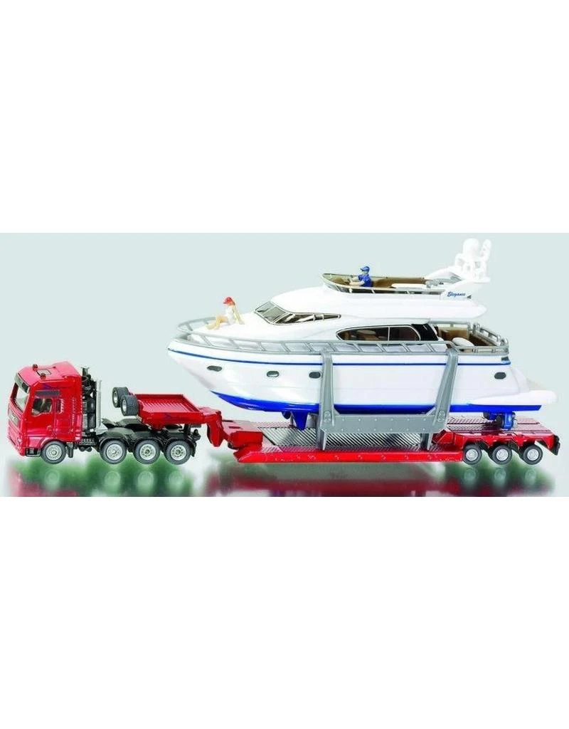 Siku 1849 - Zwaartransport met jacht 1:87 Siku 1849 - Zwaartransport Met Jacht 1:87 -Britains Winkel siku siku 1849 zwaartransport met jacht 187