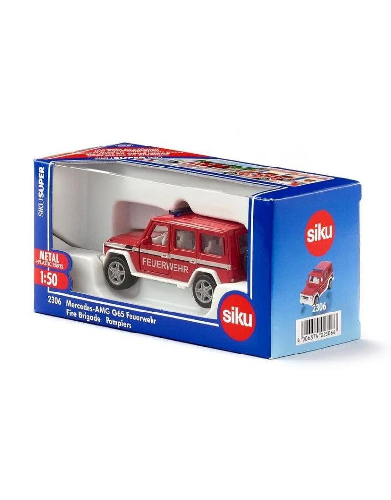 Siku 2306 - Mercedes-AMG G 65 Brandweer 1:50 Siku 2306 - Mercedes-AMG G 65 Brandweer 1:50 -Britains Winkel siku siku 2306 mercedes amg g 65 brandweer 150 1