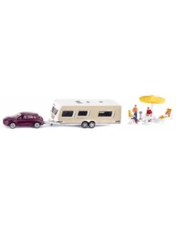 Siku 2542 - Porsche Cayenne Met Caravan 1:55