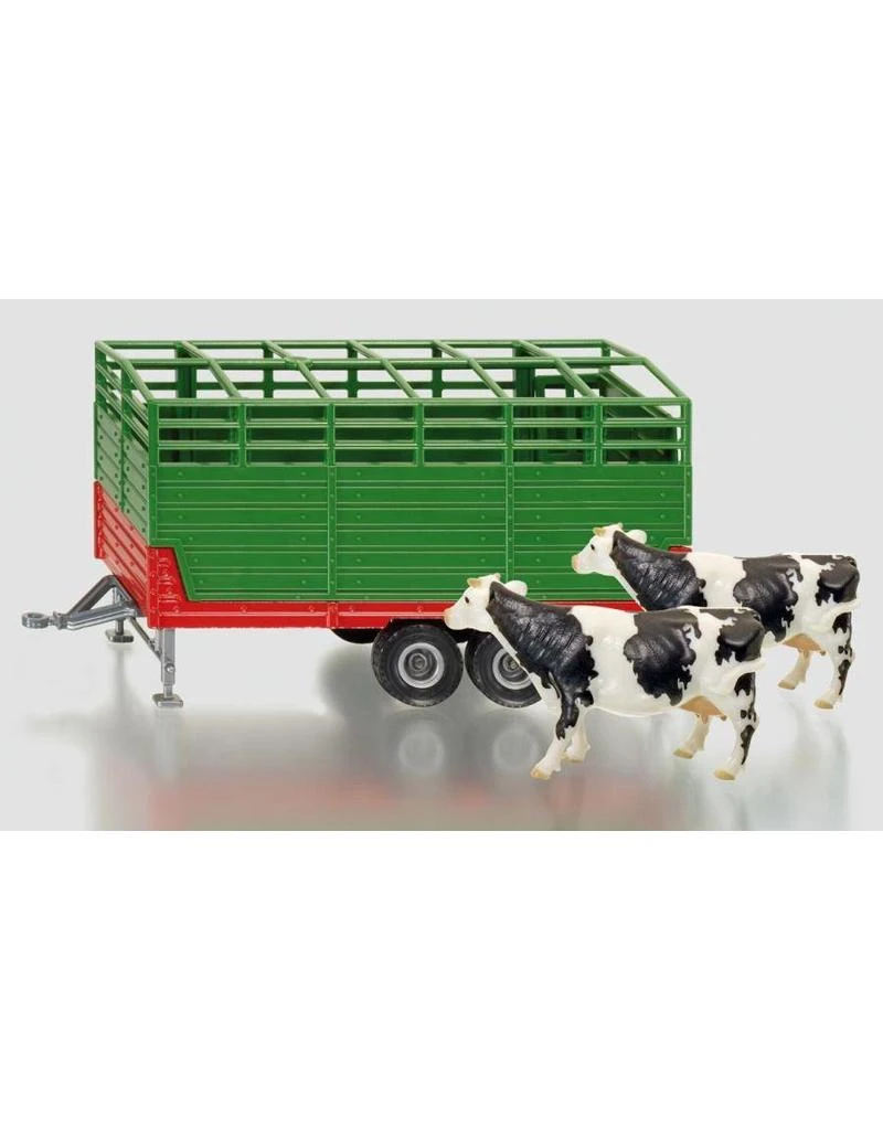 Siku 2875 - Veeaanhanger met 2 koeien 1:32 Siku 2875 - Veeaanhanger Met 2 Koeien 1:32 -Britains Winkel siku siku 2875 veeaanhanger met 2 koeien 132