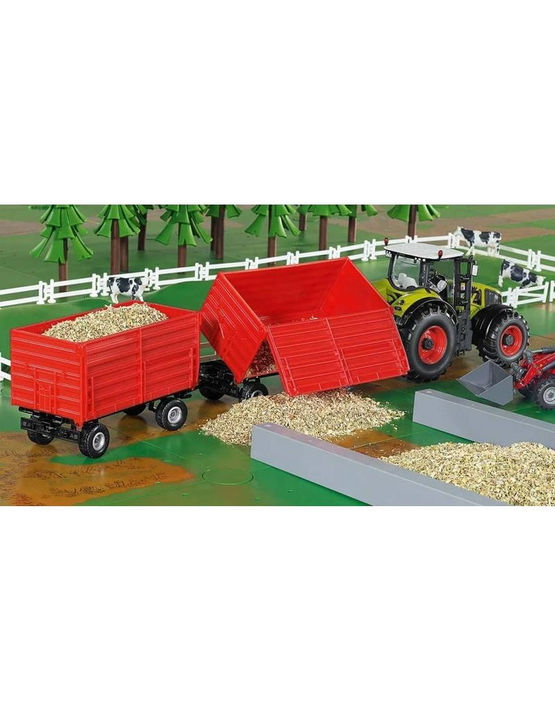 Siku 2898 - Twee assige aanhanger 1:32 Siku 2898 - Twee Assige Aanhanger 1:32 -Britains Winkel siku siku 2898 twee assige aanhanger 132 1