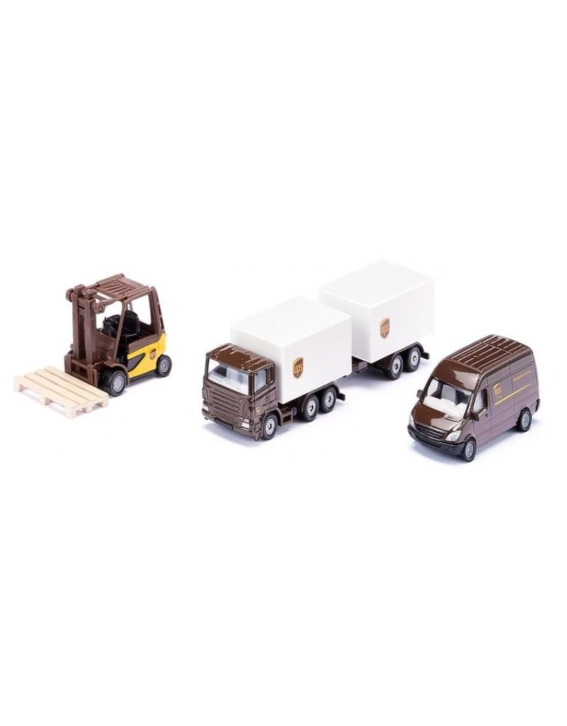 Siku 6324 - Geschenkset UPS logistiek 1:87 Siku 6324 - Geschenkset UPS Logistiek 1:87 -Britains Winkel siku siku 6324 geschenkset ups logistiek 187